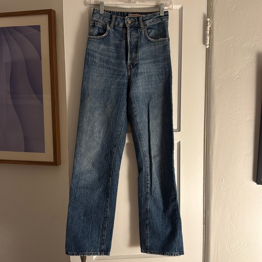 Leandra Medine x Mango High Waist Jeans